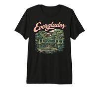 Retro Everglades National Park Gator Vintage 80s Florida Premium T-Shirt