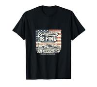 Retro Everything is Fine Trust Your Government Farmhouse T-Shirt