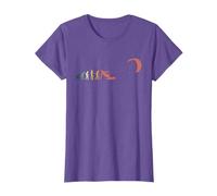Retro Evolution Kitesurf Kite Surfer Kite Surfing T-Shirt