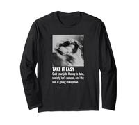 Retro Existential Cosmic Nihilism Long Sleeve T-Shirt