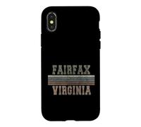 Retro Fairfax Virginia Case for iPhone X/XS