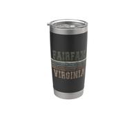 Retro Fairfax Virginia Stainless Steel Insulated Tumbler