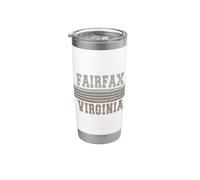 Retro Fairfax Virginia Stainless Steel Insulated Tumbler
