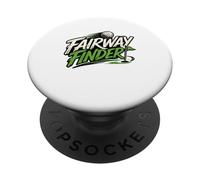 Retro Fairway Finder Golf Quote Golfing Life Golfers Mindset PopSockets Adhesive PopGrip