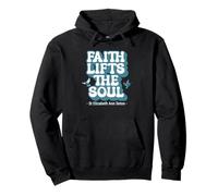 Retro Faith Lifts the Soul St Elizabeth Ann Seton Catholic Pullover Hoodie
