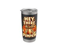 Retro Fall Aesthetic Hey There Pumpkin Stainless Steel Insulated Tumbler