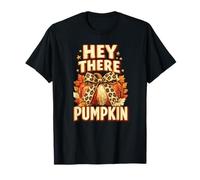 Retro Fall Aesthetic Hey There Pumpkin T-Shirt