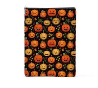 Retro Fall Autumn Book Sleeve, Halloween Thanksgiving Book Covers for Paperbacks, Pumpkin Book Pouch Book Protector, Book Lovers Gifts for Women Bookworm Sister, Book Accessories Book Club Gifts