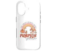 Retro Fall Pumpkin Please Rainbow Autumn Aesthetic Design Case for iPhone 17