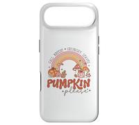 Retro Fall Pumpkin Please Rainbow Autumn Aesthetic Design Case for iPhone Air
