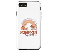 Retro Fall Pumpkin Please Rainbow Autumn Aesthetic Design Case for iPhone SE (2020) / 7/8