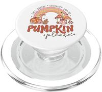 Retro Fall Pumpkin Please Rainbow Autumn Aesthetic Design PopSockets PopGrip for MagSafe