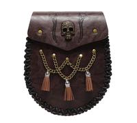 Retro Fanny Pack, PU Leather Change Wallet, Phone Holder, Portable Belt Purse, Enhance Your Halloween Renaissance Cosplay