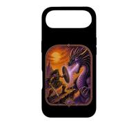 Retro Fantasy Warrior Dragon Battle RPG Adventure Case for iPhone Air