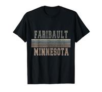 Retro Faribault Minnesota Value Graphic T-Shirt