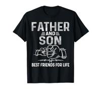 Retro Father and Son best friends for life Matching T-Shirt