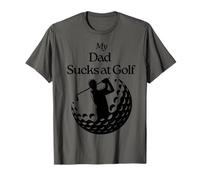 Retro Father's Day Golf Dad Comedy Fun Daddy T-Shirt