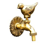 Retro Faucet Post Faucet Garden Taps Outside Wall Mounted Anti-Freeze Faucet, Brass retro Spout Valve Outdoor Garden Bib Tap,antique