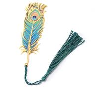 Retro Feather Metal Bookmark Book Accessories Marque Page Bookmark Separador Cute Stationery Marcapaginas Bookmarks
