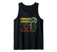 Retro February Birthday 2015 Limited Edition Vintage 11th Tank Top