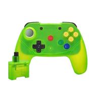 Retro Fighters Brawler64 Wireless 2.4G Controller Xtreme Green - New - N64