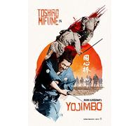 Retro Film Poster Yojimbo Japan Akira Kurosawa Vintage Toshiro Mifune