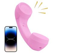 Retro Fixed Line Phone | Rechargeable with Radiation Protection | Fixed Line Receiver Phone Style with Handle for Office Living Room School Hospital Home Office Kitchen