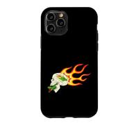 Retro Flame Dragon and Snake - Gothic Biker Graphic Case for iPhone 11 Pro