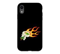 Retro Flame Dragon and Snake - Gothic Biker Graphic Case for iPhone XR