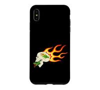 Retro Flame Dragon and Snake - Gothic Biker Graphic Case for iPhone XS Max