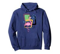 Retro Flamingo Midcentury Mid Century Summer Decor Pullover Hoodie