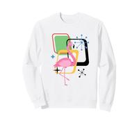 Retro Flamingo Midcentury Mid Century Summer Decor Sweatshirt