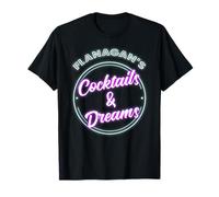 Retro Flanagan's Cocktail and Dreams Pub Owner Wine Drinker T-Shirt