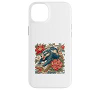 Retro Flash Tattoo Honey Badger VS Cobra Snake Art Print Case for iPhone 14 Plus