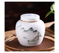 Retro Floral Ceramic Food Storage Jar Coffee Canister with Lid Cookie Candy Jar for Kitchen and Home Serving for Sugar Loose Tea Flour Coffee Beans
