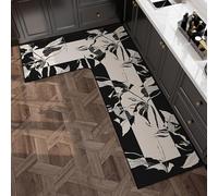 Retro Floral Corner Sink MatNonSlip Waterproof Diatom Mud Kitchen Rug EasytoClean Absent LSd Floor Mat for Bathroom & Laundry Room AntiOil Design