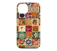 Retro Floral Flower Stamp Boho Aesthetic Pattern Case for iPhone 13