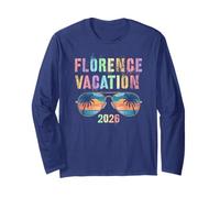 Retro Florence Vacation 2026 Vacay Beaching Travel Matching Long Sleeve T-Shirt