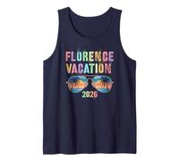 Retro Florence Vacation 2026 Vacay Beaching Travel Matching Tank Top