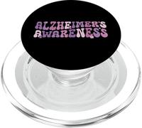 Retro Flower Alzheimer's Awareness Dementia PopSockets PopGrip for MagSafe