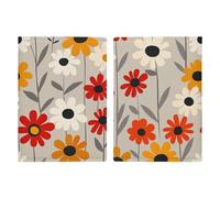 Retro Flower Design Travel Passport Holder with Credit Card Slots And Boarding Pass Slot Passport Book Holder for Passports Credit Cards Boarding Passes