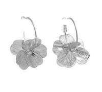 Retro Flower Drop Earrings For Women Elegant Petal Pendant Hanging Earrings Party Accessories Handmade Jewelry Geometric