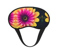 Retro Flower Print Blackout Sleep Mask - Side Sleeper Eye Cover, Soft Comfort, Perfect for Travel, Meditation