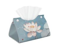Retro Flowers Pattern Modern Classic Colorful Flowers Soft PVC Long Tissue Box Cover Facial Tissue Holder