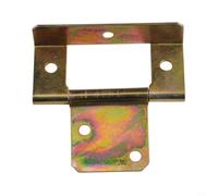 Retro Folding Cabinet Hinge, Iron Four-Fold Five-Hole Hardware for Cupboard Doors, Furniture Connector with Easy Installation, Ancient Bronze Finish(Colorful)