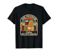 Retro Food Preserving Solves Most of My Problems Homesteader T-Shirt