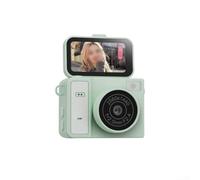 Retro For Mini Ccd Digital Camera With Flip Screen For Students Compact Abs Body In Green Gray Or Pink For Daily Campus Photography And Selfies Portable Pocket Size Device(Green)