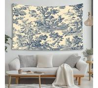 Retro Forest Wall Hanging Psychedelic creatures Wall Tapestry Home Decoration Tapestry Art for Mens Bedroom or Dorm Room Living Room 150x130cm