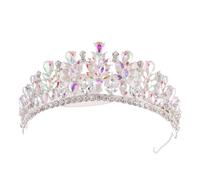 Retro Forest Wine Red Crystal Diadem Leaf Tiaras for Women | Royal Queen Bridal Crown Luxury Wedding Dress Hair Costume Accessories