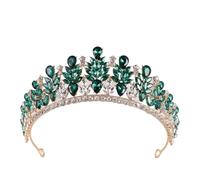 Retro Forest Wine Red Crystal Diadem Leaf Tiaras For Women | Royal Queen Bridal Crown Luxury Wedding Dress Hair Costume Accessories